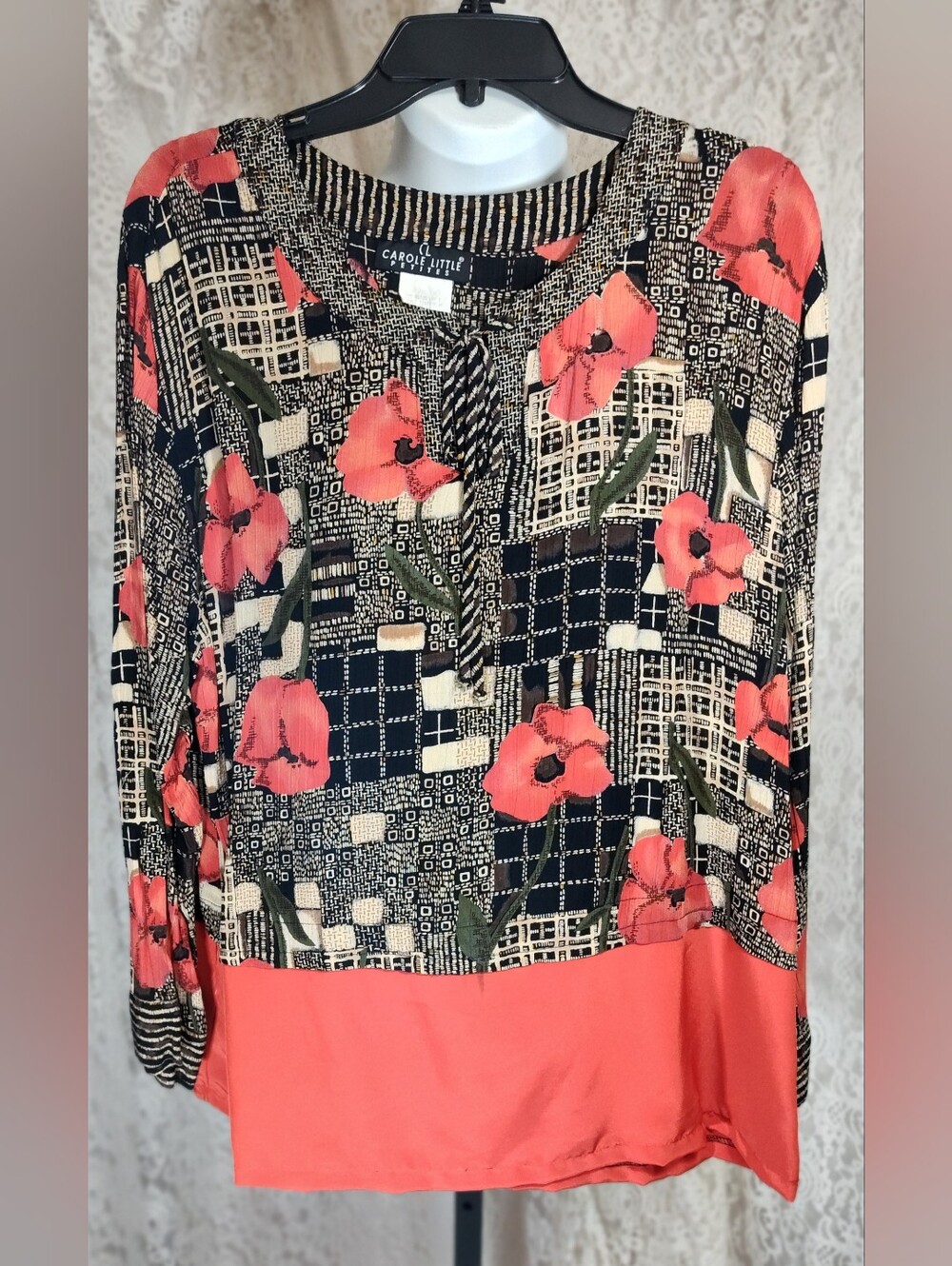 Vintage Carole Little Tunic Top
